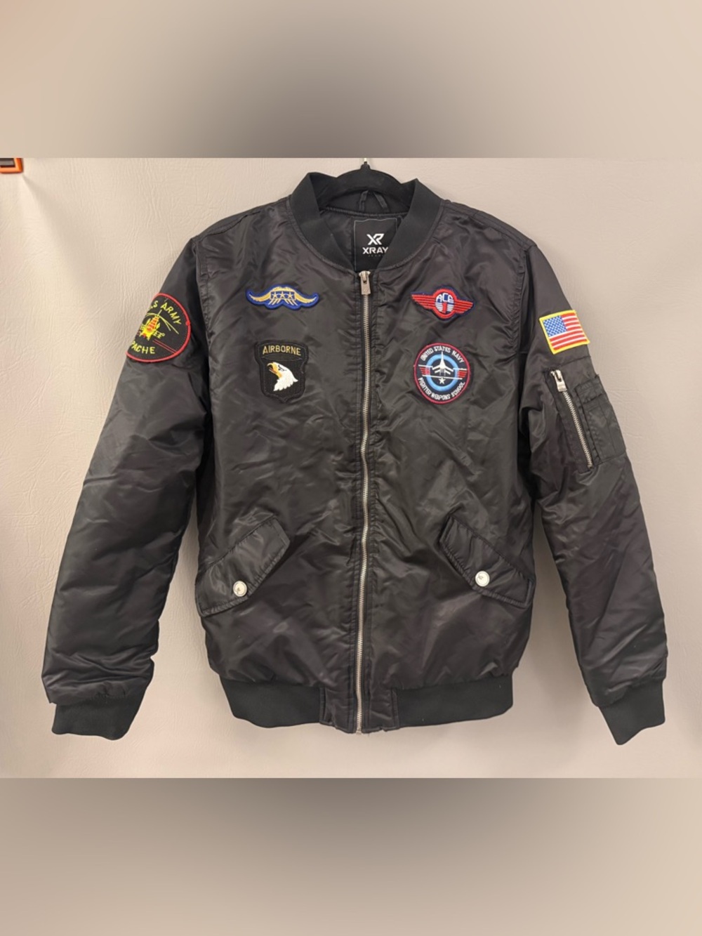 X-RAY tactical Jeans men’s bomber zip up jacket